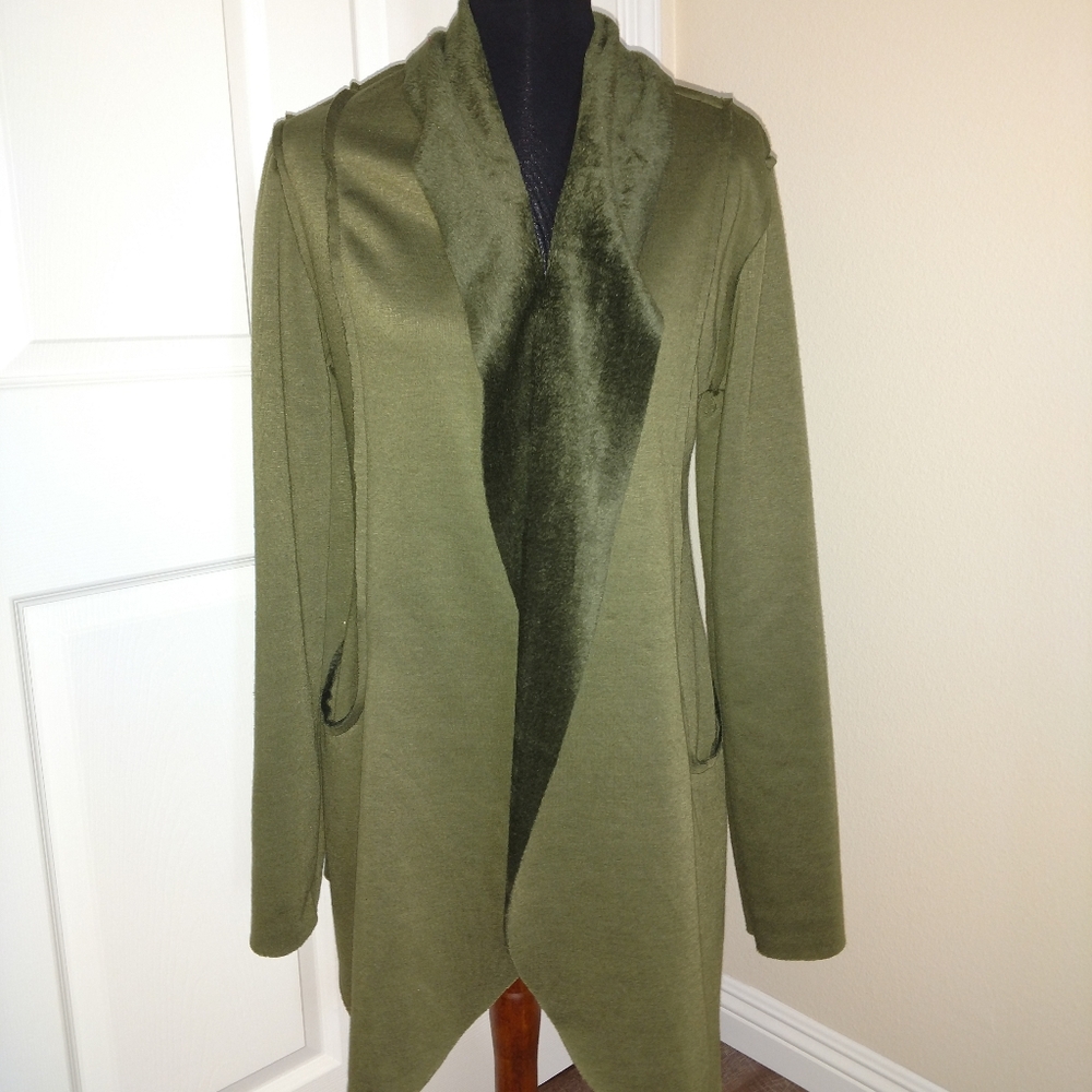 Cecico Drape-Front Fall Jacket - image 1